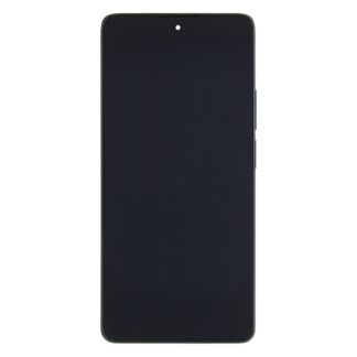 Xiaomi 11T Pro Display und Touchscreen-Digitizer mit Rahmen Meteorite Grey Service Pack