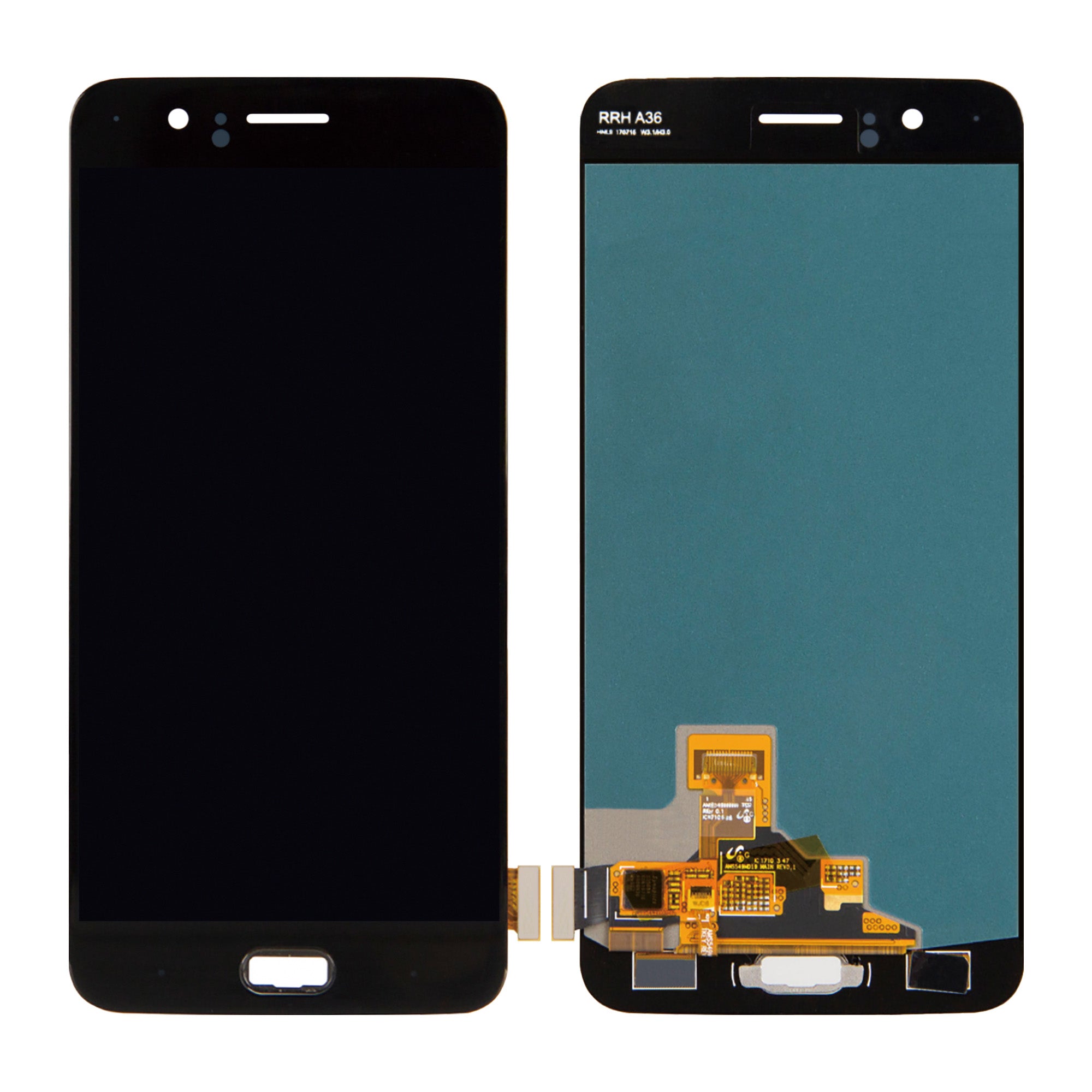 OnePlus 5 Display und Touchscreen-Digitizer ohne Rahmen Black aufbereitet – Bild 3