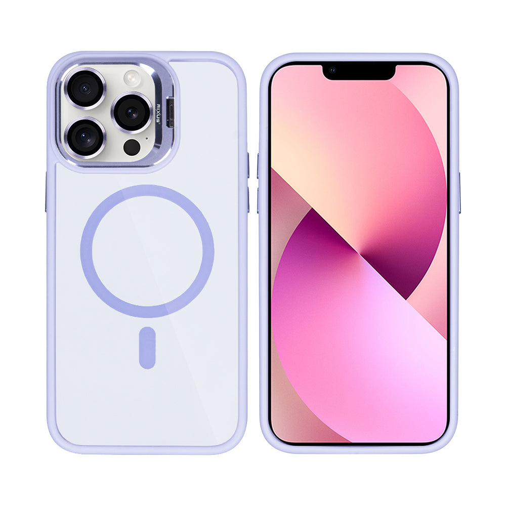Rixus Classic 03 Hülle mit MagSafe kompatibel für Apple iPhone 12, 12 Pro Light Purple – Bild 3