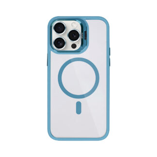 Rixus Classic 03 Hülle mit MagSafe kompatibel für Apple iPhone 12, 12 Pro Light Blue