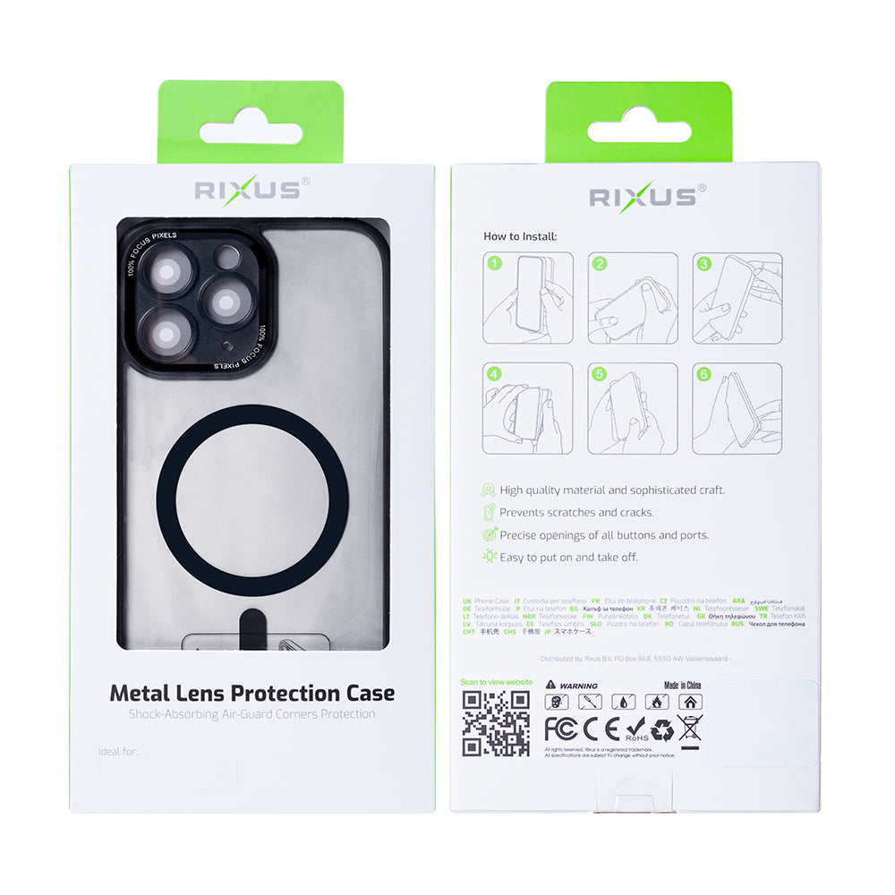 Rixus Classic 04 Hülle mit MagSafe kompatibel für Apple iPhone 11 Pro Max Black – Bild 4