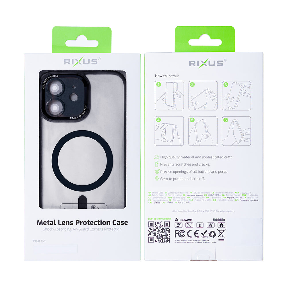 Rixus Classic 04 Hülle mit MagSafe kompatibel für Apple iPhone 11 Black – Bild 4