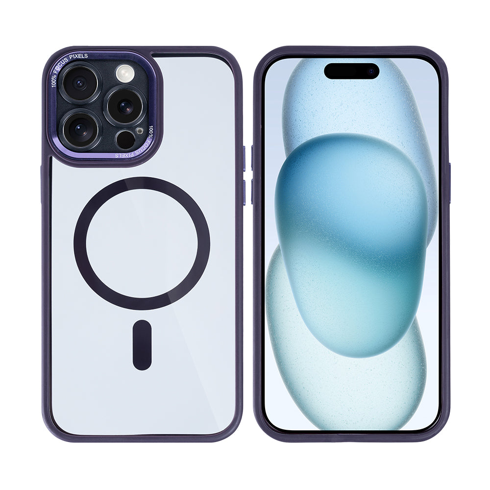 Rixus Classic 04 Hülle mit MagSafe kompatibel für Apple iPhone 14 Pro Max Purple – Bild 3