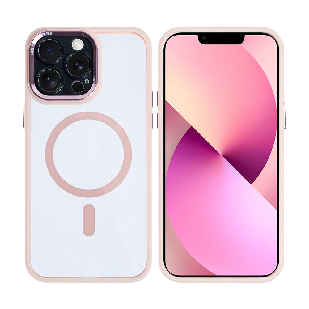 Rixus Classic 04 Hülle mit MagSafe kompatibel für Apple iPhone 13 Pro Pink – Bild 3