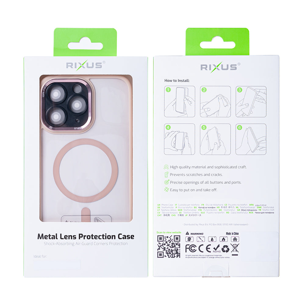 Rixus Classic 04 Hülle mit MagSafe kompatibel für Apple iPhone 11 Pro Max Pink – Bild 4