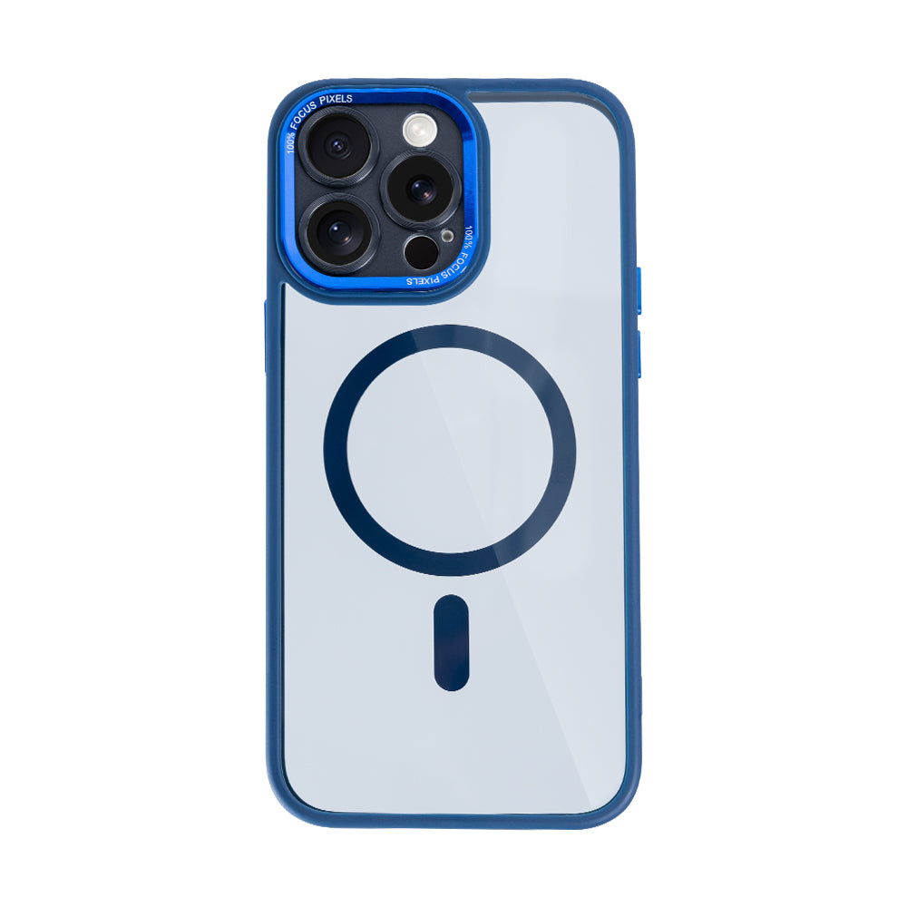 Rixus Classic 04 Hülle mit MagSafe kompatibel für Apple iPhone 12 Pro Max Dark Blue