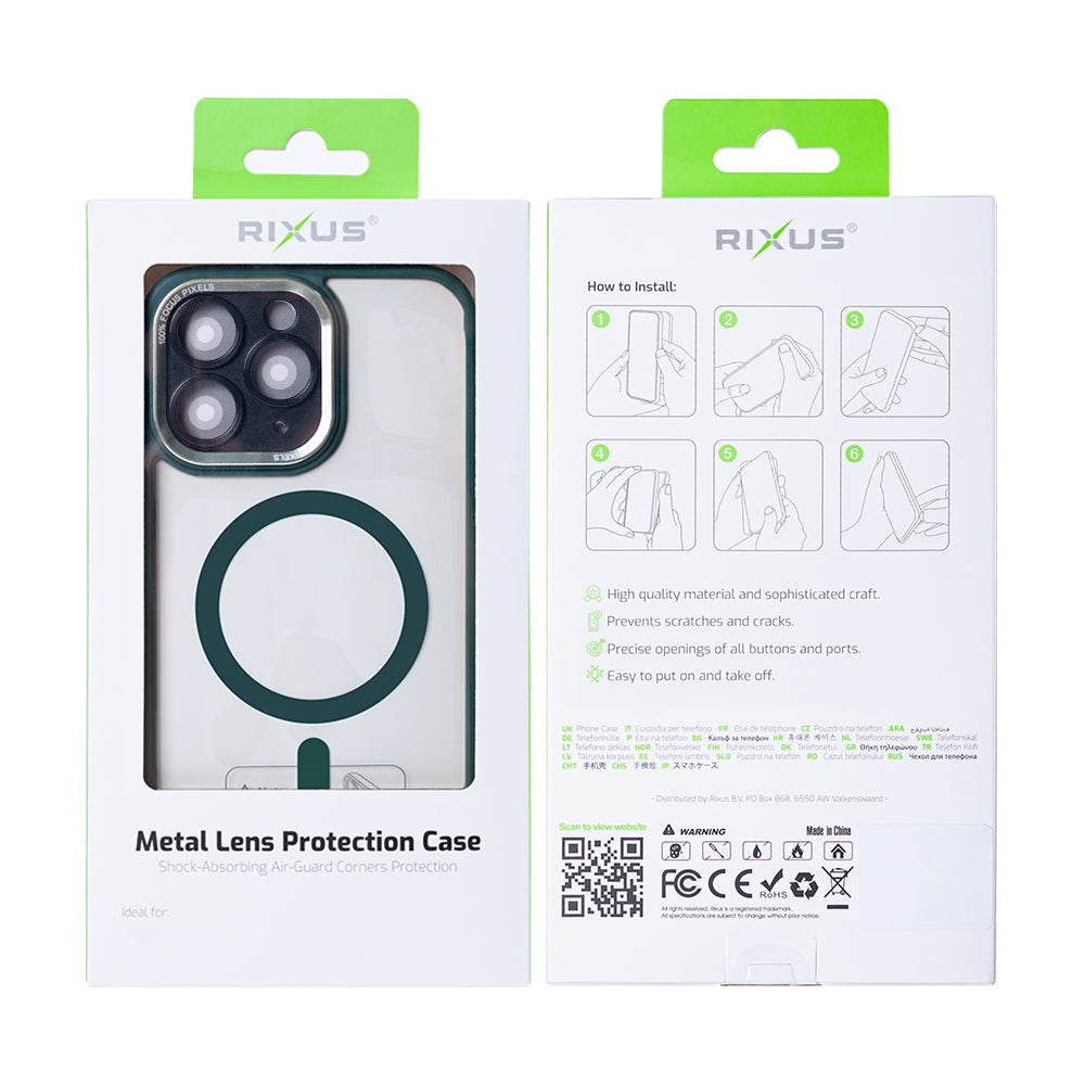 Rixus Classic 04 Hülle mit MagSafe kompatibel für Apple iPhone 11 Pro Dark Green – Bild 4