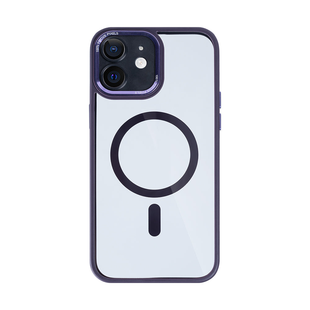 Rixus Classic 04 Hülle mit MagSafe kompatibel für Apple iPhone 12 Purple