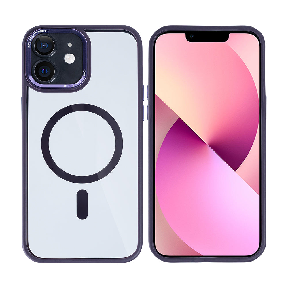 Rixus Classic 04 Hülle mit MagSafe kompatibel für Apple iPhone 12 Purple – Bild 3
