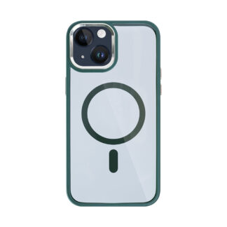 Rixus Classic 04 Hülle mit MagSafe kompatibel für Apple iPhone 14 Dark Green