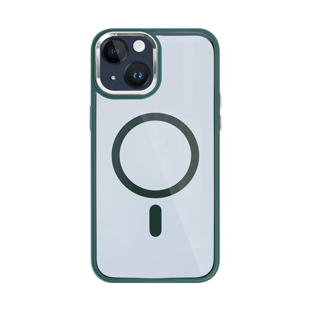 Rixus Classic 04 Hülle mit MagSafe kompatibel für Apple iPhone 14 Dark Green