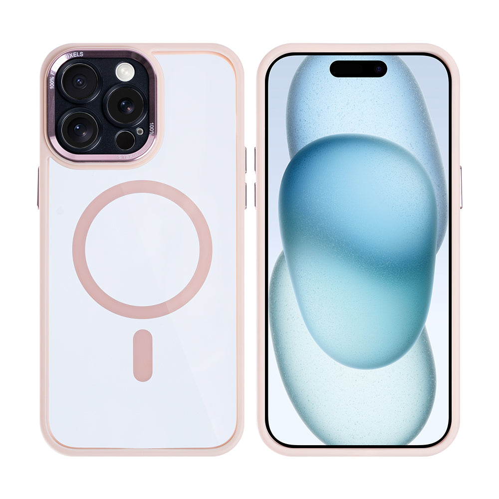 Rixus Classic 04 Hülle mit MagSafe kompatibel für Apple iPhone 14 Pro Pink – Bild 3