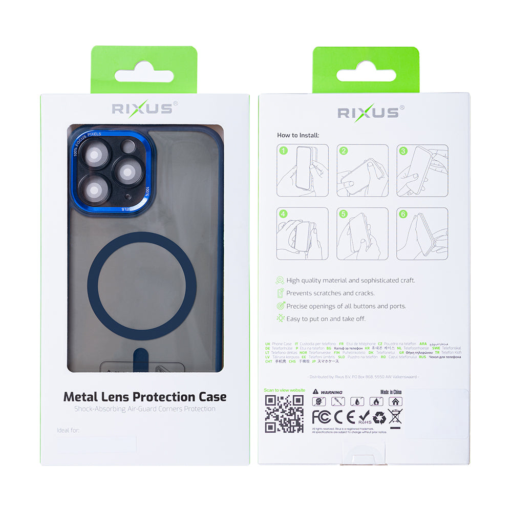 Rixus Classic 04 Hülle mit MagSafe kompatibel für Apple iPhone 11 Pro Max Dark Blue – Bild 4