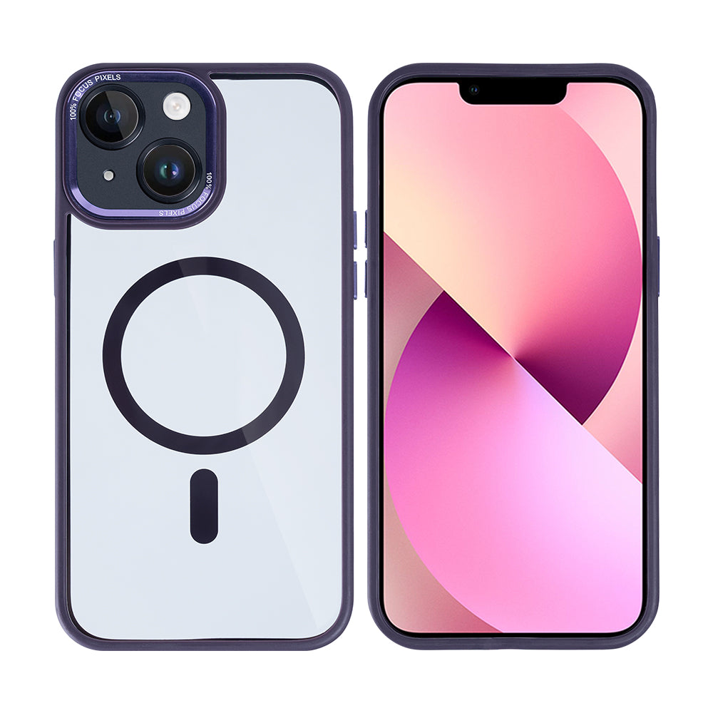 Rixus Classic 04 Hülle mit MagSafe kompatibel für Apple iPhone 14 Purple – Bild 3