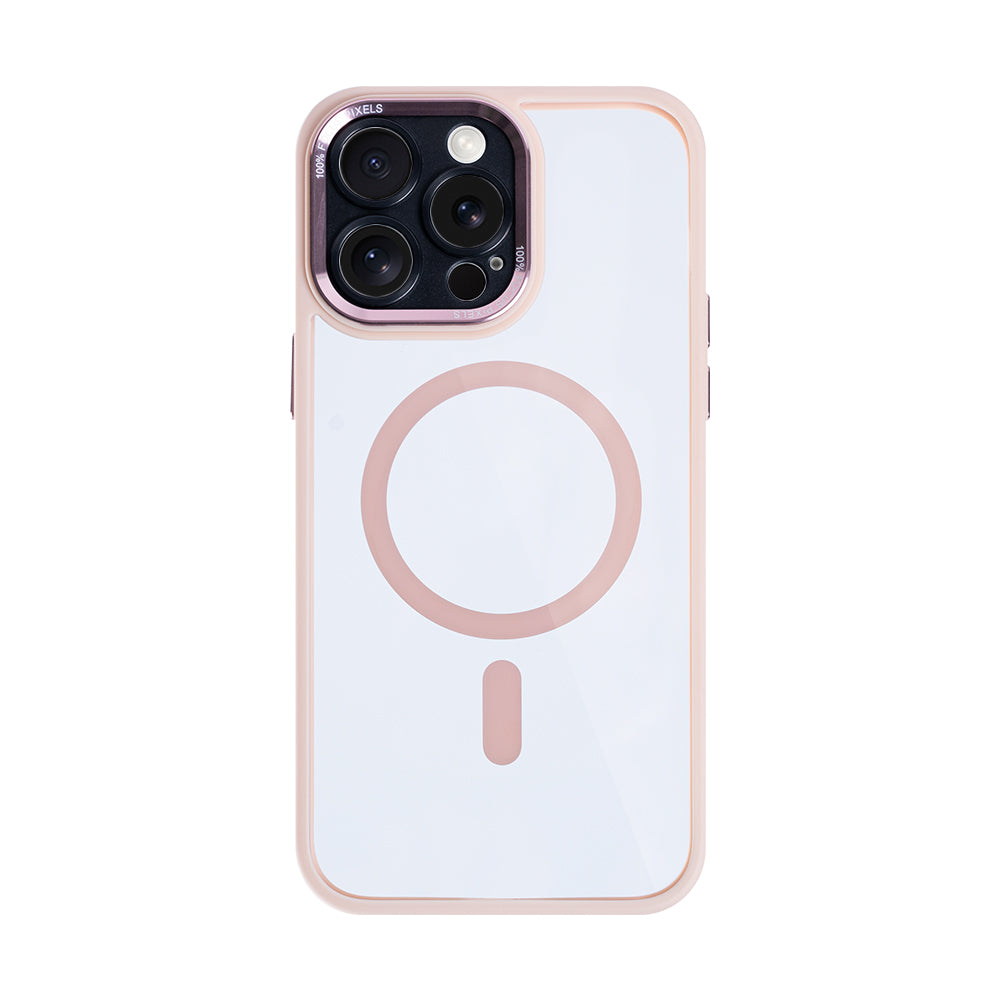 Rixus Classic 04 Hülle mit MagSafe kompatibel für Apple iPhone 12 Pro Pink