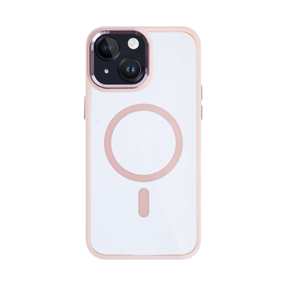 Rixus Classic 04 Hülle mit MagSafe kompatibel für Apple iPhone 13 Pink