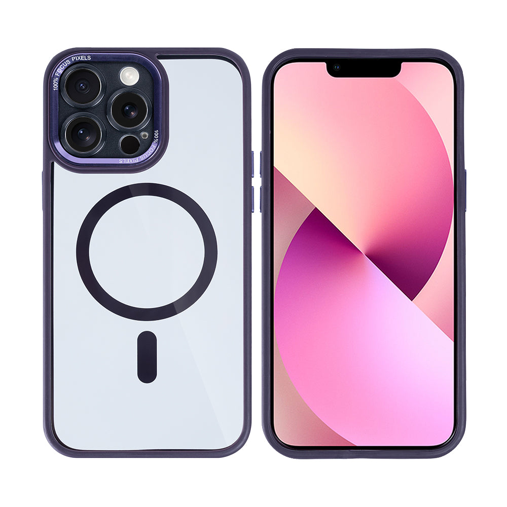 Rixus Classic 04 Hülle mit MagSafe kompatibel für Apple iPhone 13 Pro Purple – Bild 3