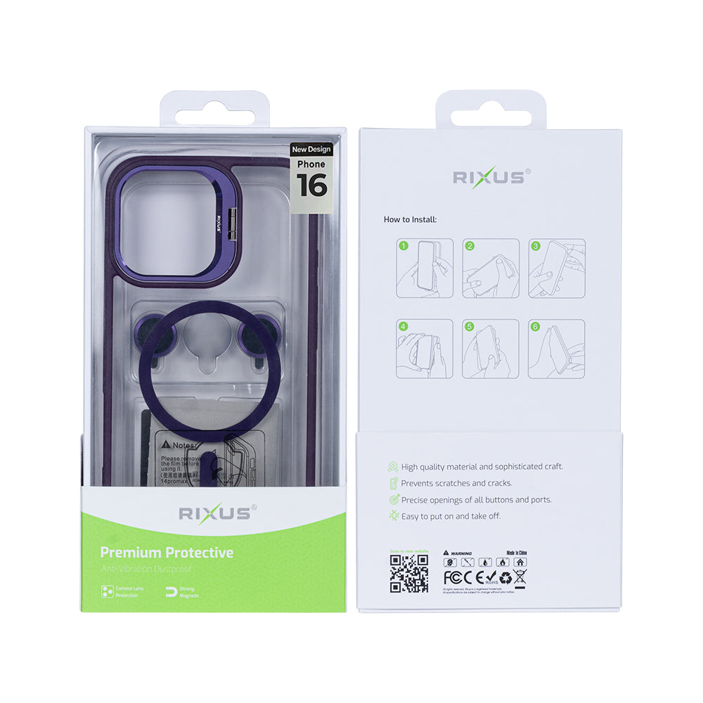 Rixus Classic 03 MagSafe Hülle für iPhone 15 16 17 Modell & Farbe – Bild 251