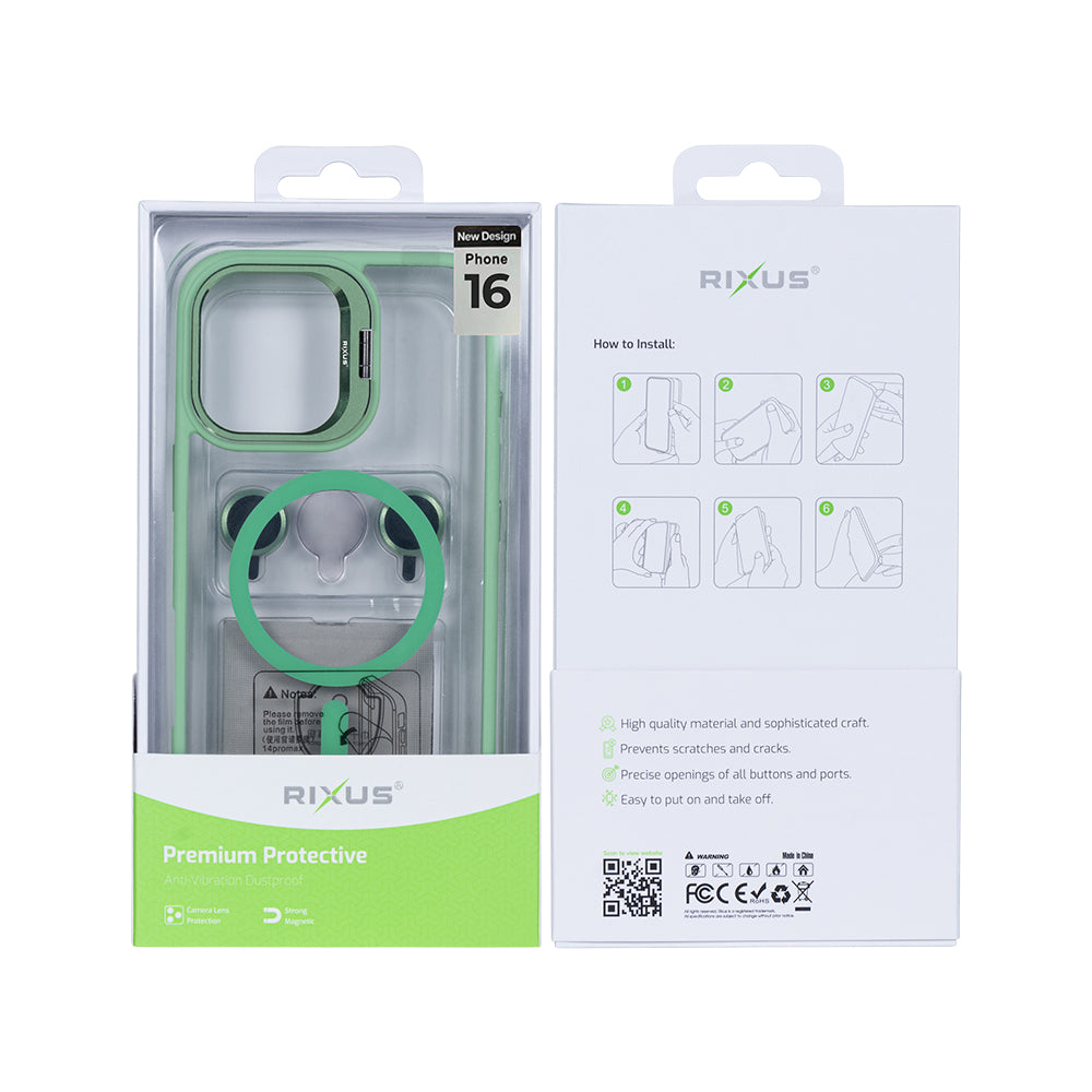 Rixus Classic 03 MagSafe Hülle für iPhone 15 16 17 Modell & Farbe – Bild 299