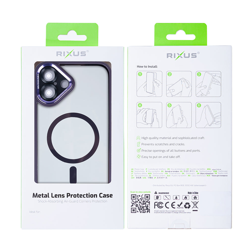 Rixus Classic 04 MagSafe Hülle für iPhone 15 16 17 Modell & Farbe – Bild 58