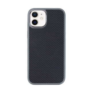 Rixus Mag Carbon mit MagSafe kompatibel für Apple iPhone 11 Titanium Grey
