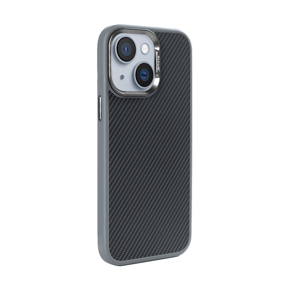 Rixus Mag Carbon mit MagSafe kompatibel für Apple iPhone 13 Titanium Grey – Bild 4