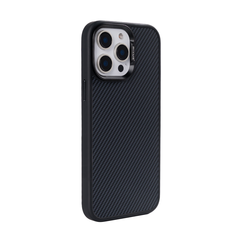 Rixus Mag Carbon mit MagSafe kompatibel für Apple iPhone 13 Pro Max Titanium Black – Bild 4