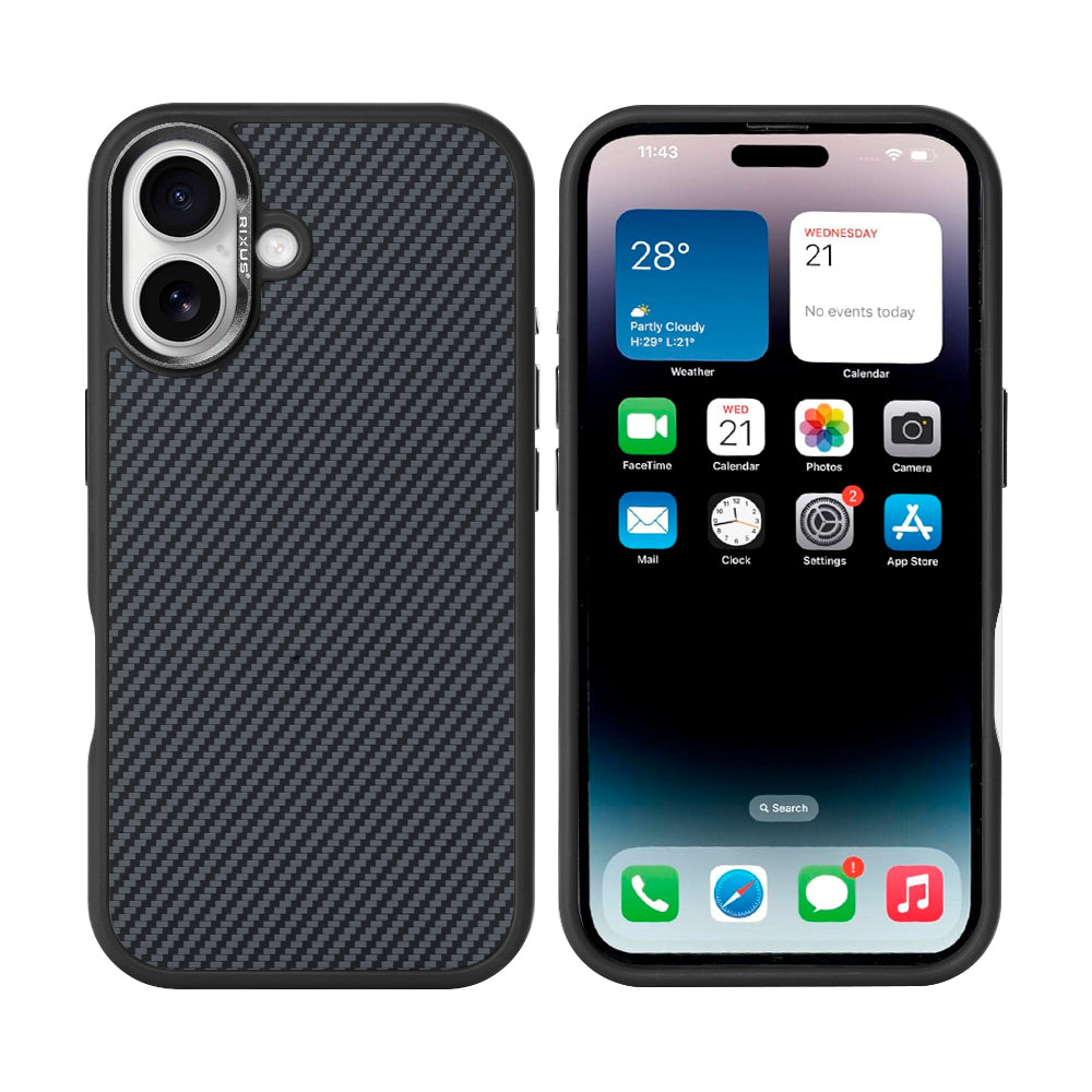 Rixus Mag Carbon MagSafe Hülle für iPhone 15 16 17 Modell & Farbe – Bild 180