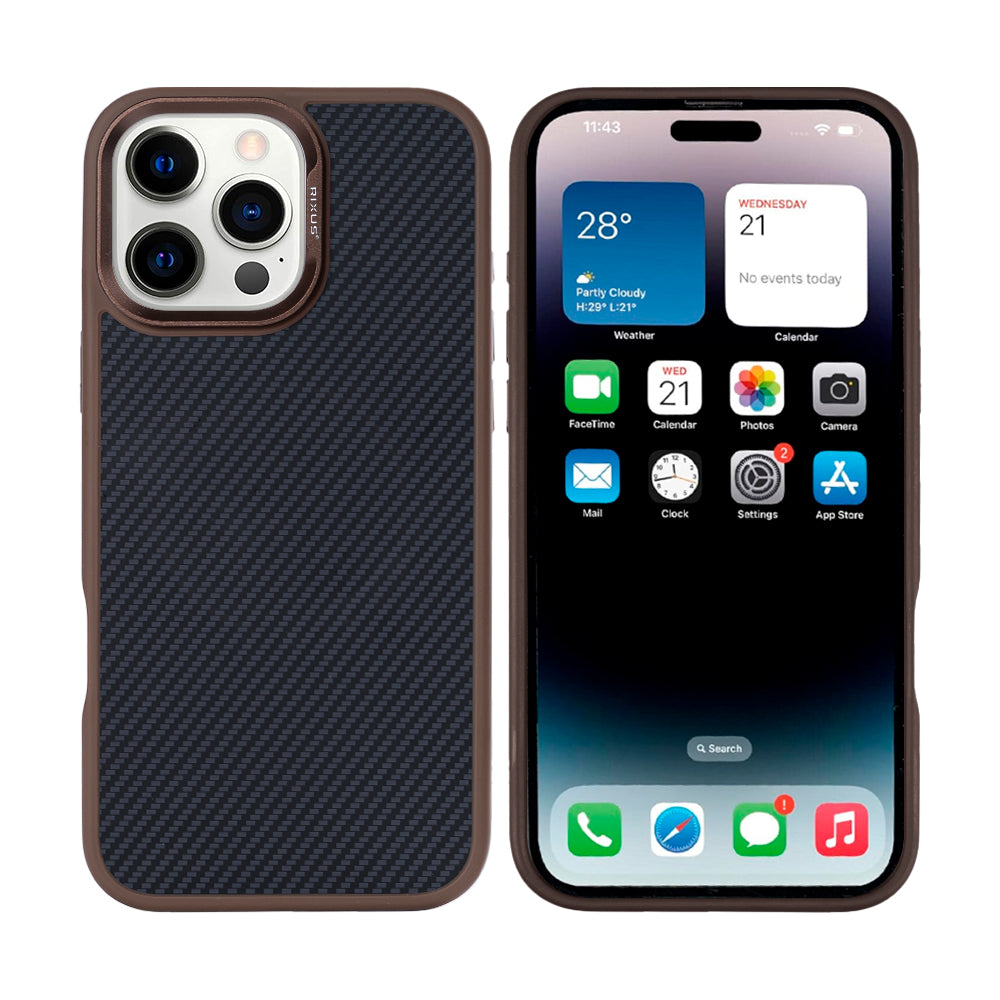 Rixus Mag Carbon MagSafe Hülle für iPhone 15 16 17 Modell & Farbe – Bild 128