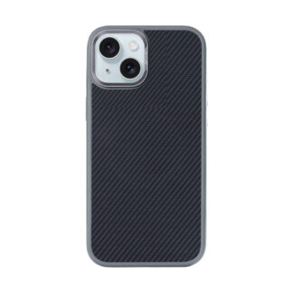 Rixus Mag Carbon mit MagSafe kompatibel für Apple iPhone 14 Titanium Grey