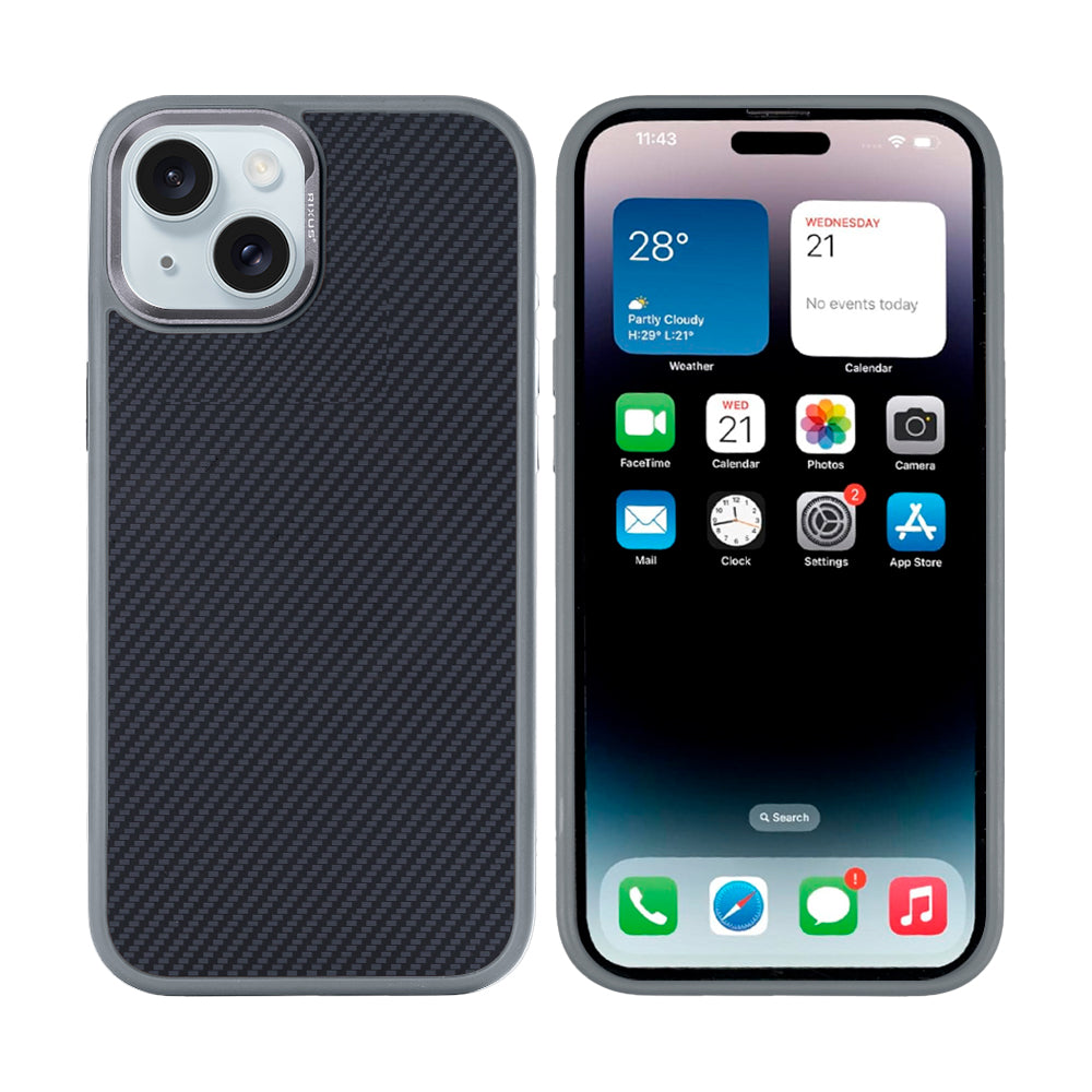 Rixus Mag Carbon MagSafe Hülle für iPhone 15 16 17 Modell & Farbe – Bild 101