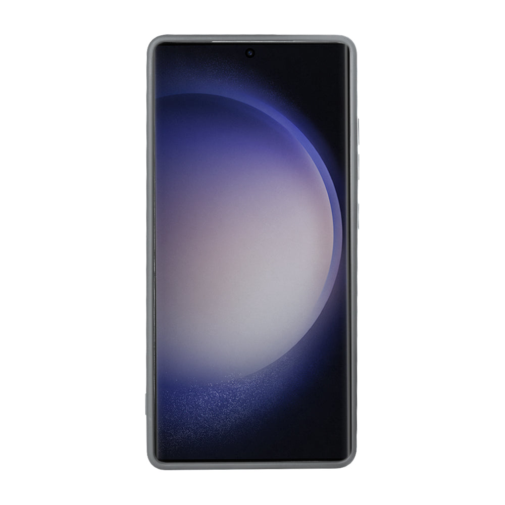 Rixus Mag Carbon mit MagSafe kompatibel für Samsung Galaxy S25 Ultra Titanium Grey – Bild 2