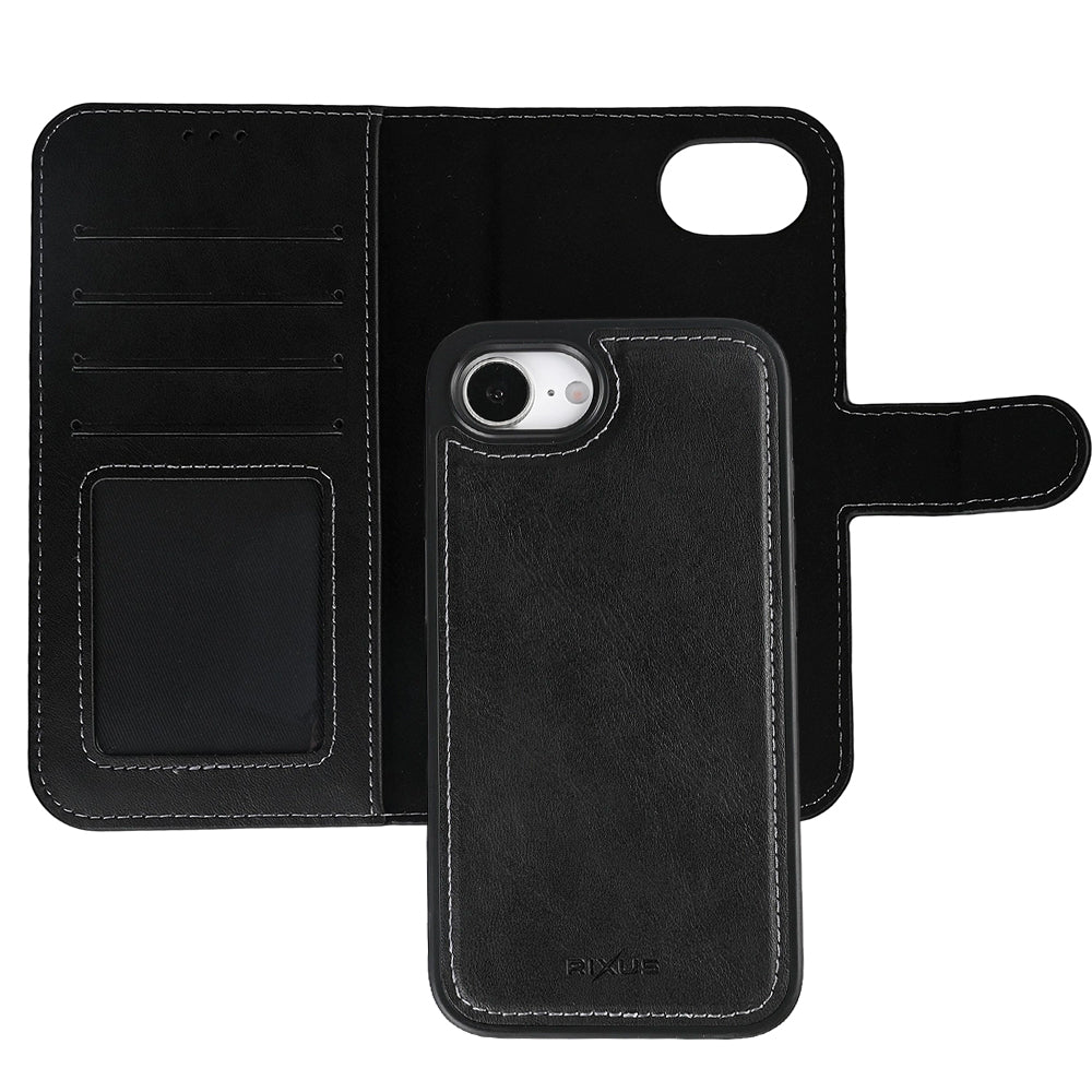 Rixus Duo Magnetic Detachable Wallet für Apple iPhone für iPhone 16e, 17e Black – Bild 4