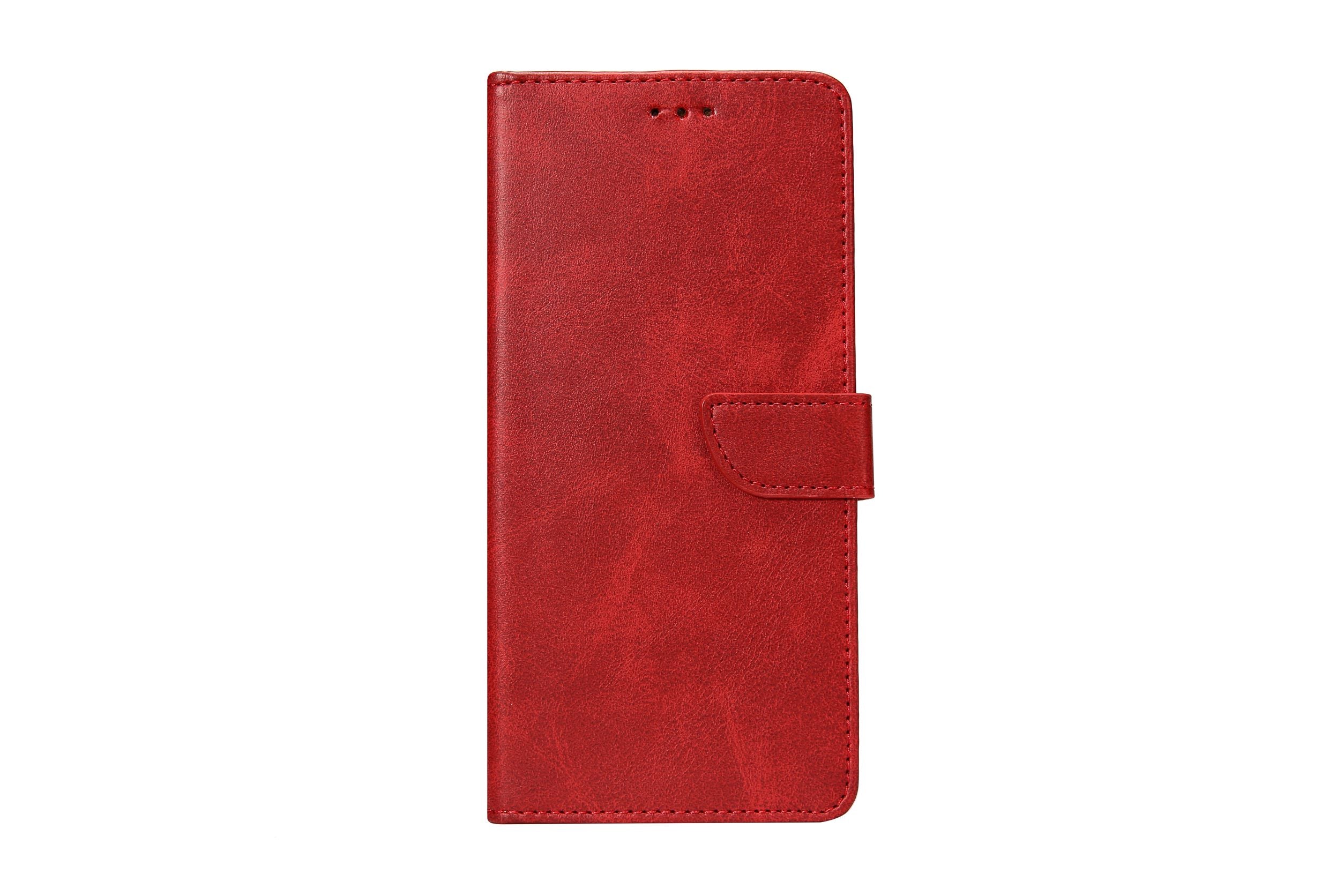 Rixus Buchhülle für Apple iPhone 14 Pro Max Dark Red