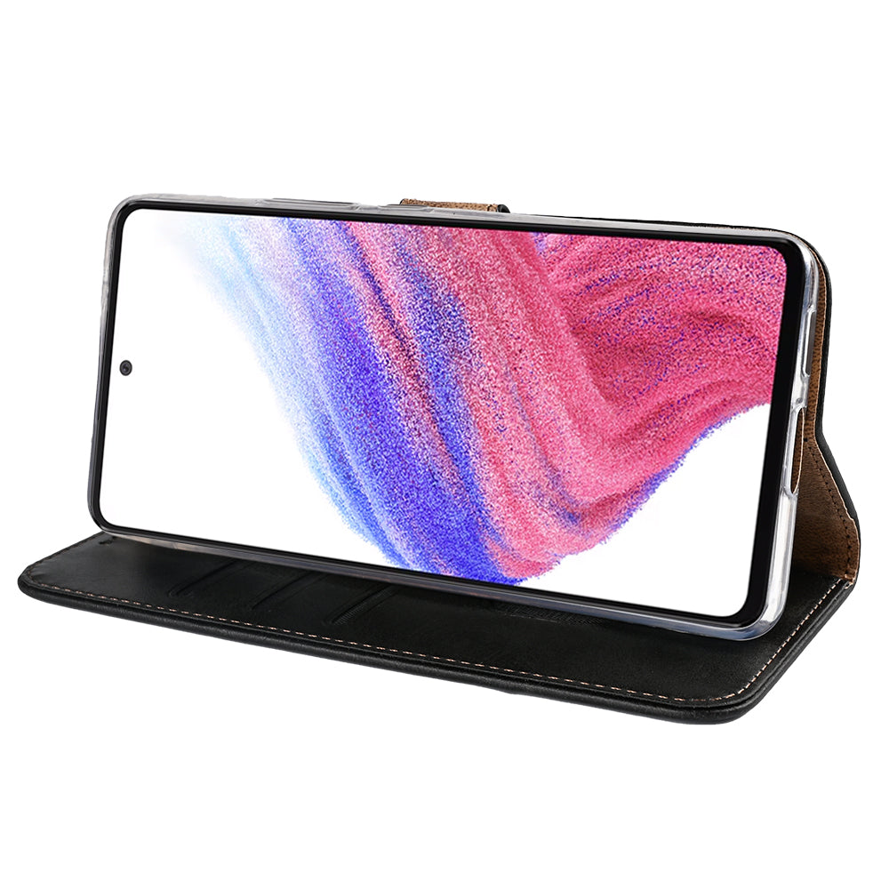 Rixus Buchhülle für Samsung Galaxy A53 5G Black – Bild 6