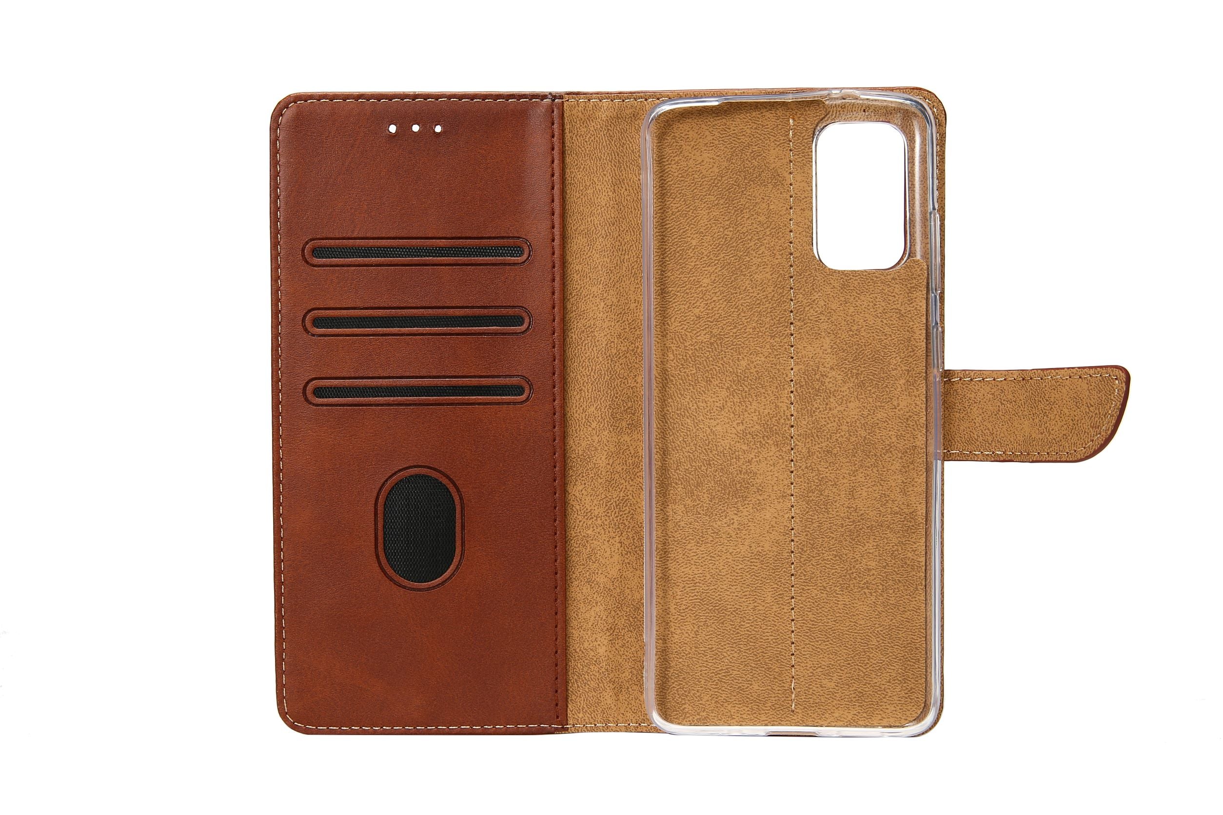 Rixus Buchhülle für Samsung Galaxy S21 Plus Brown – Bild 3