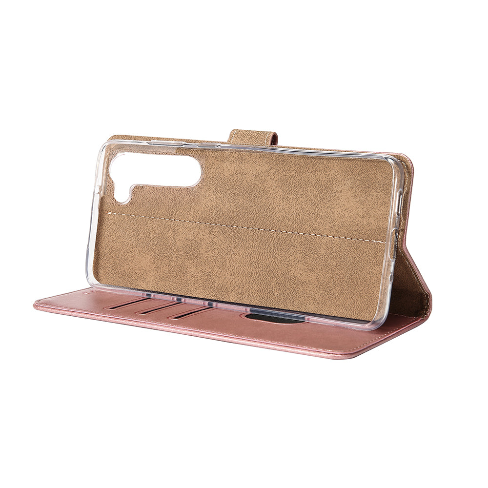 Rixus Buchhülle für Samsung Galaxy S23 Ultra Pink – Bild 6