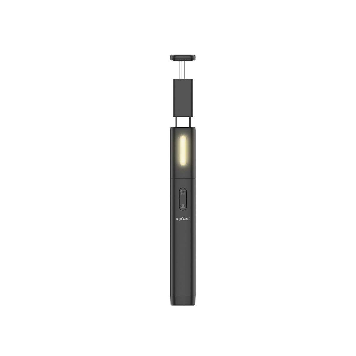 Rixus RXSF31 Integrated Selfie Stick mit LED Lights Black – Bild 2