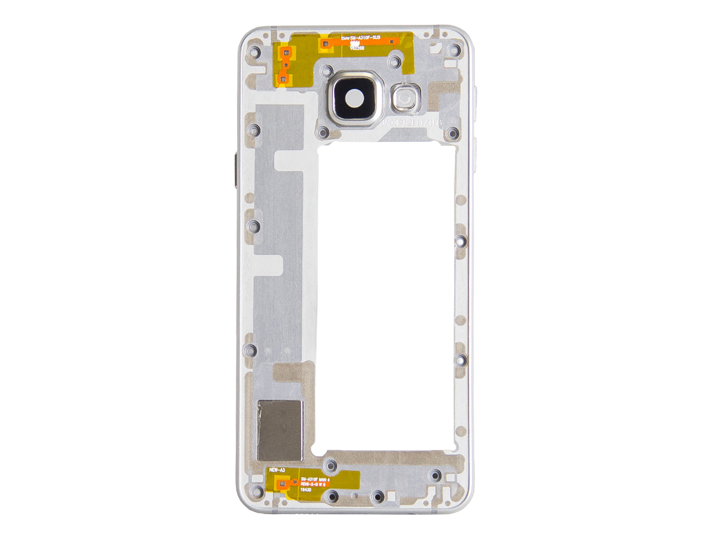Samsung Galaxy A3 (2016) A310F Middle Rahmen White OEM