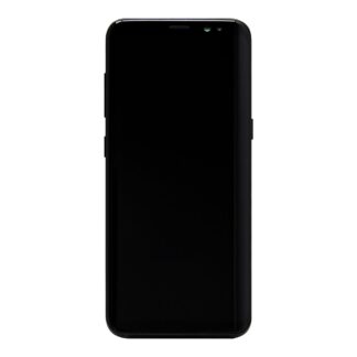 Samsung Galaxy S8 G950F Display und Touchscreen-Digitizer mit Rahmen Black Service Pack