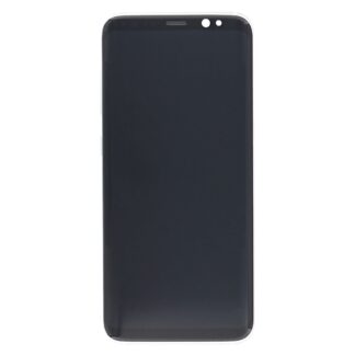 Samsung Galaxy S8 G950F Display und Touchscreen-Digitizer mit Rahmen Silver Service Pack