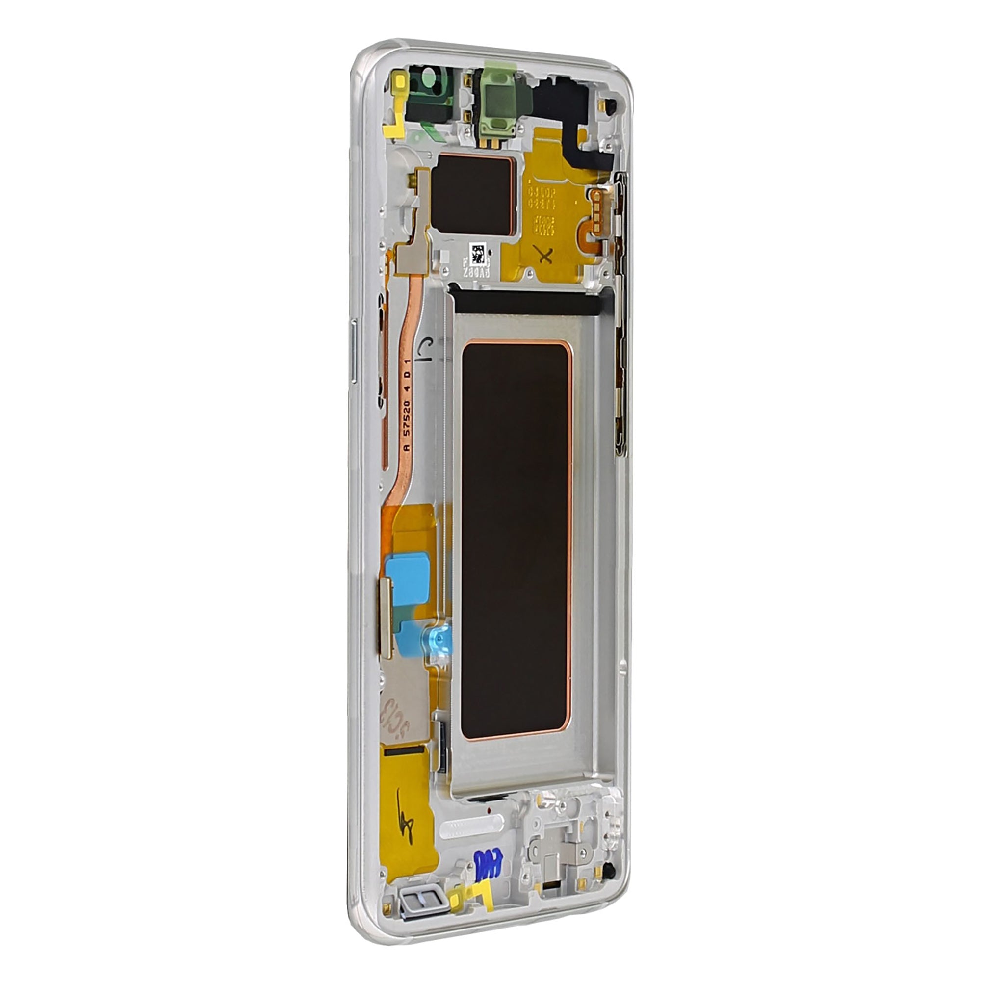 Samsung Galaxy S8 G950F Display und Touchscreen-Digitizer mit Rahmen Silver Service Pack – Bild 3