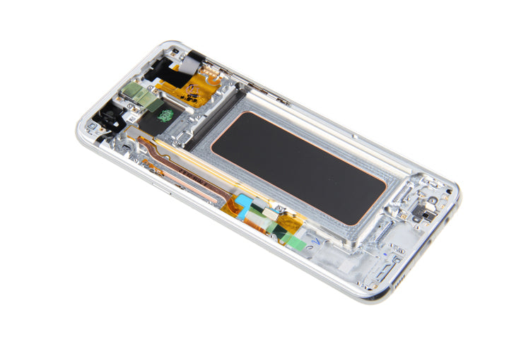 Samsung Galaxy S8 Plus G955F Display und Touchscreen-Digitizer mit Rahmen Arctic Silver Service Pack – Bild 2