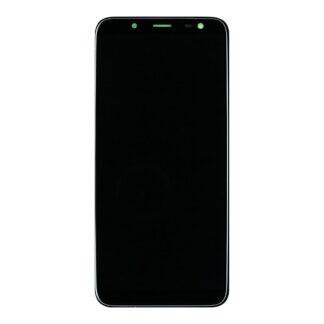 Samsung Galaxy J6 J600F Display und Touchscreen-Digitizer ohne Rahmen Black Service Pack