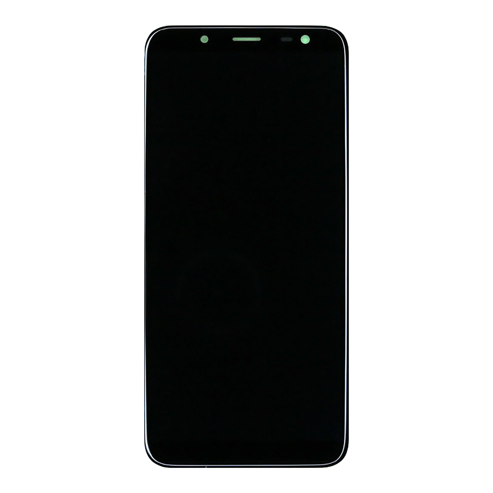 Samsung Galaxy J6 J600F Display und Touchscreen-Digitizer ohne Rahmen Black Service Pack