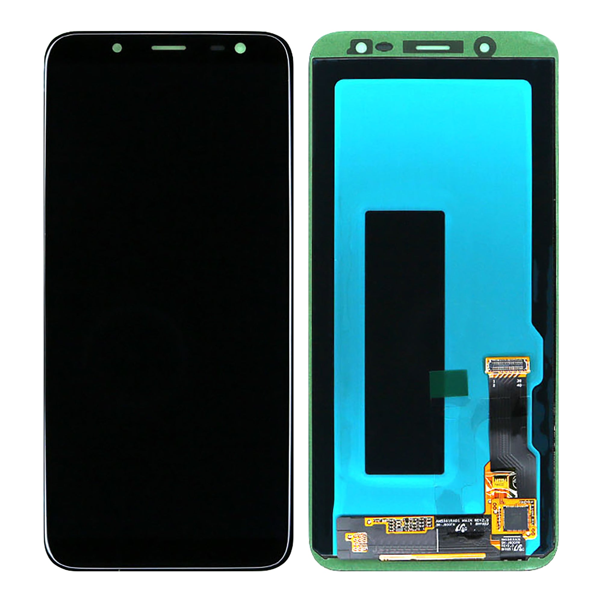 Samsung Galaxy J6 J600F Display und Touchscreen-Digitizer ohne Rahmen Black Service Pack – Bild 3