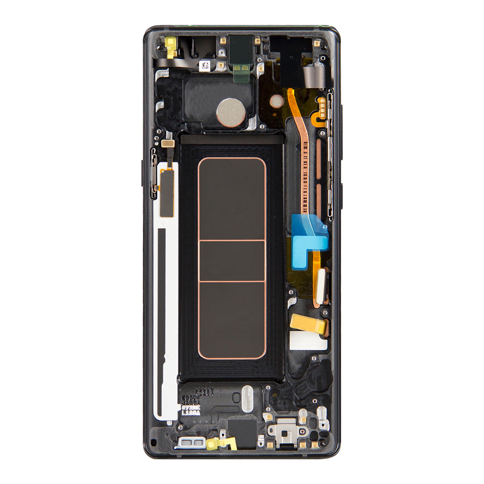 Samsung Galaxy Note 8 N950F Display und Touchscreen-Digitizer mit Rahmen Midnight Black Service Pack – Bild 2