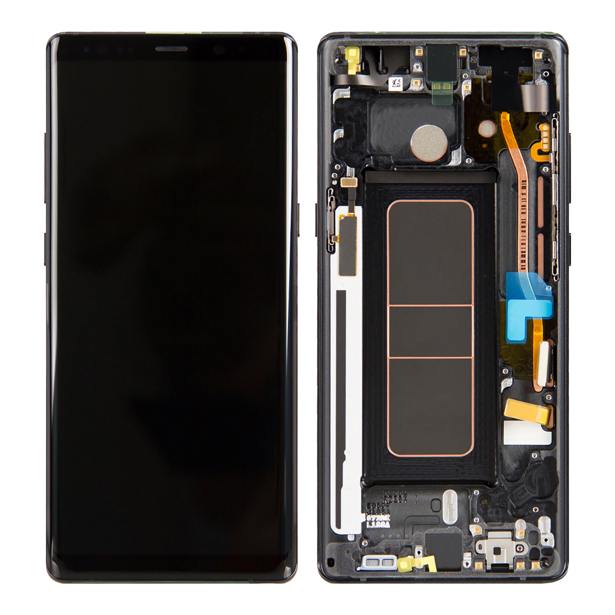 Samsung Galaxy Note 8 N950F Display und Touchscreen-Digitizer mit Rahmen Midnight Black Service Pack – Bild 3