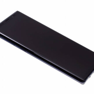 Samsung Galaxy Note 9 N960F Display und Touchscreen-Digitizer mit Rahmen Ocean Blue Service Pack