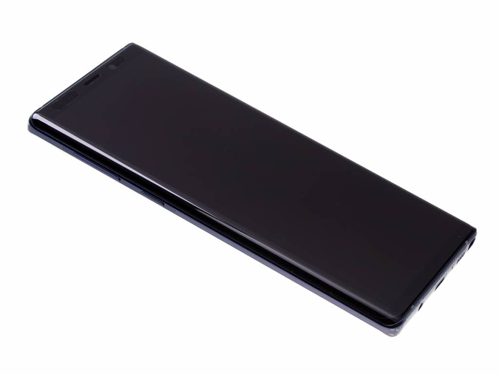 Samsung Galaxy Note 9 N960F Display und Touchscreen-Digitizer mit Rahmen Ocean Blue Service Pack